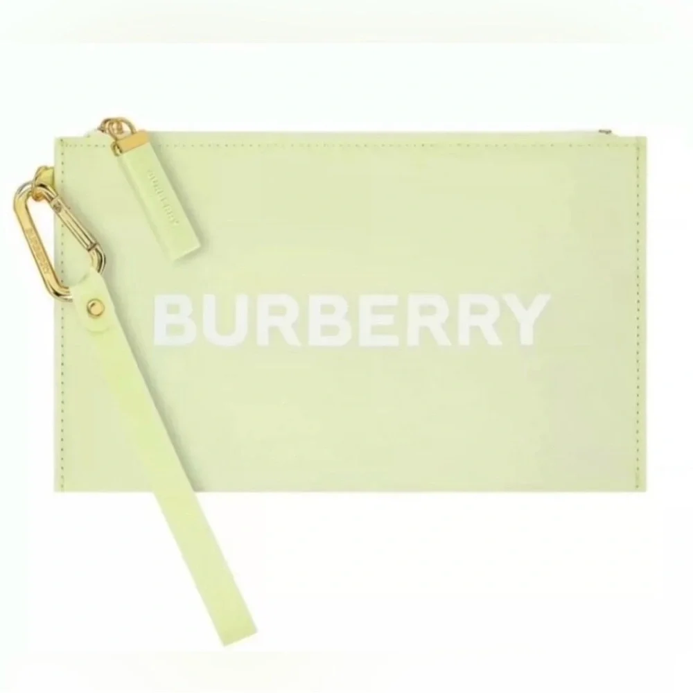 Burberry Wristlet/Cosmetic Bag‎ Light Green - Picture 2 of 6